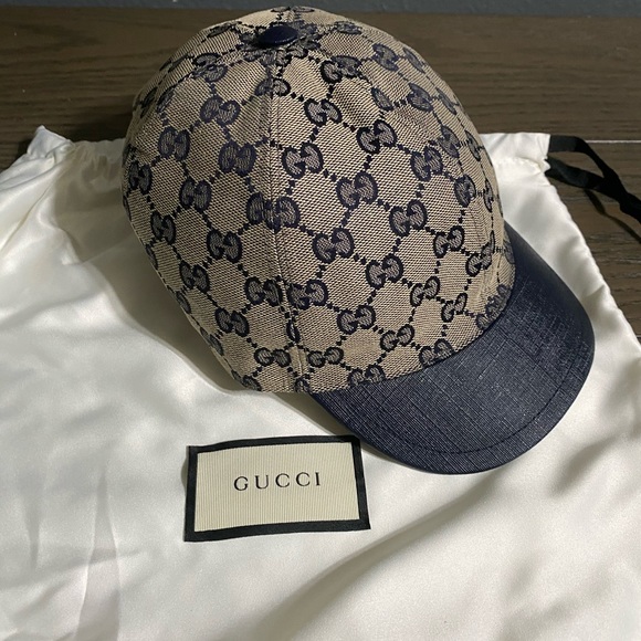 gucci cap beige blue